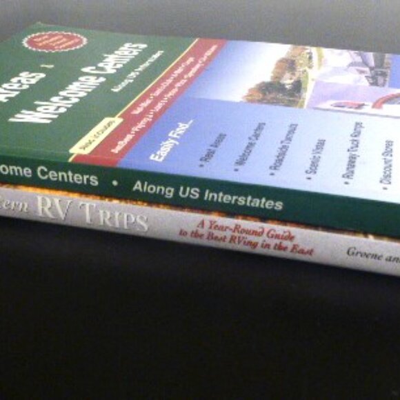 2 RV Books Great Eastern RV Trips & Rest Areas Welcome Centers US Interstate - Picture 2 of 16